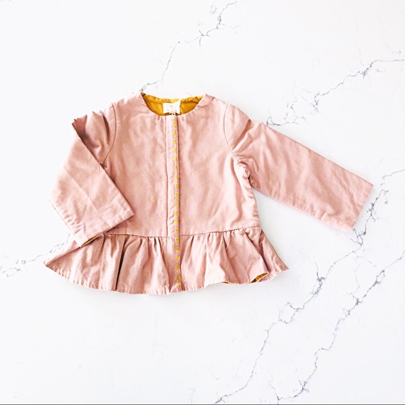 Maison Frida Other - NEW Maison Frida Pink Ruffle Jacket